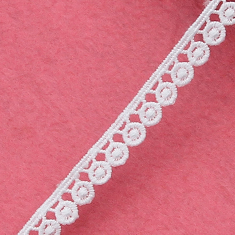 Sewing Eyelet Fabric - 50 Yards weißes Spitzenband, Stoffbesatz für