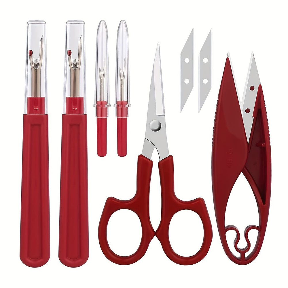 Seam Ripper Tool - 1/2/6Pcs Nähen Naht Trenner Kit Rot