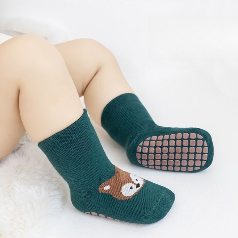 Gripper Foot Walking - Baby Anti-Rutsch Bodensocken aus Baumwolle Warm