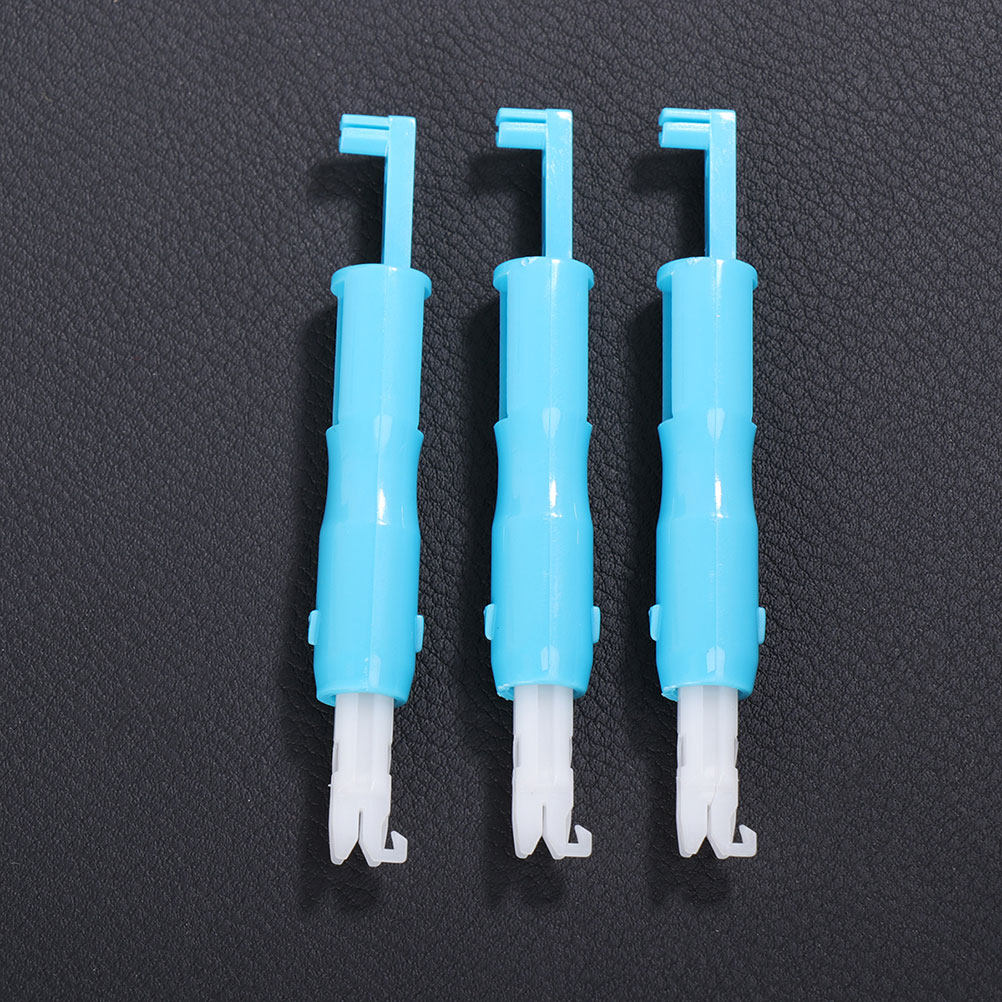 Needle Threader Tool - 5 Stück Automatischer Nadeleinfädler Langlebiges Metall-Kunststoff-Einfädelwerkzeug