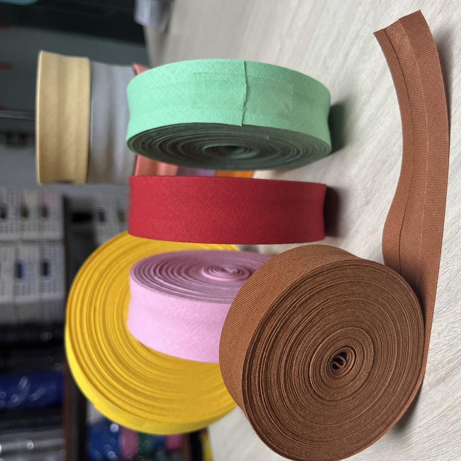 Binding Tape Bias - 25mm x 5Meter scotton gefaltetes Schräg