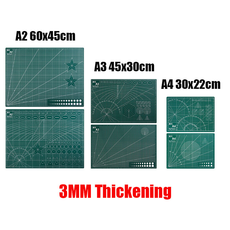Cutting Mat Self Heal - A2 A3 A4 PVC Schneiden Matte