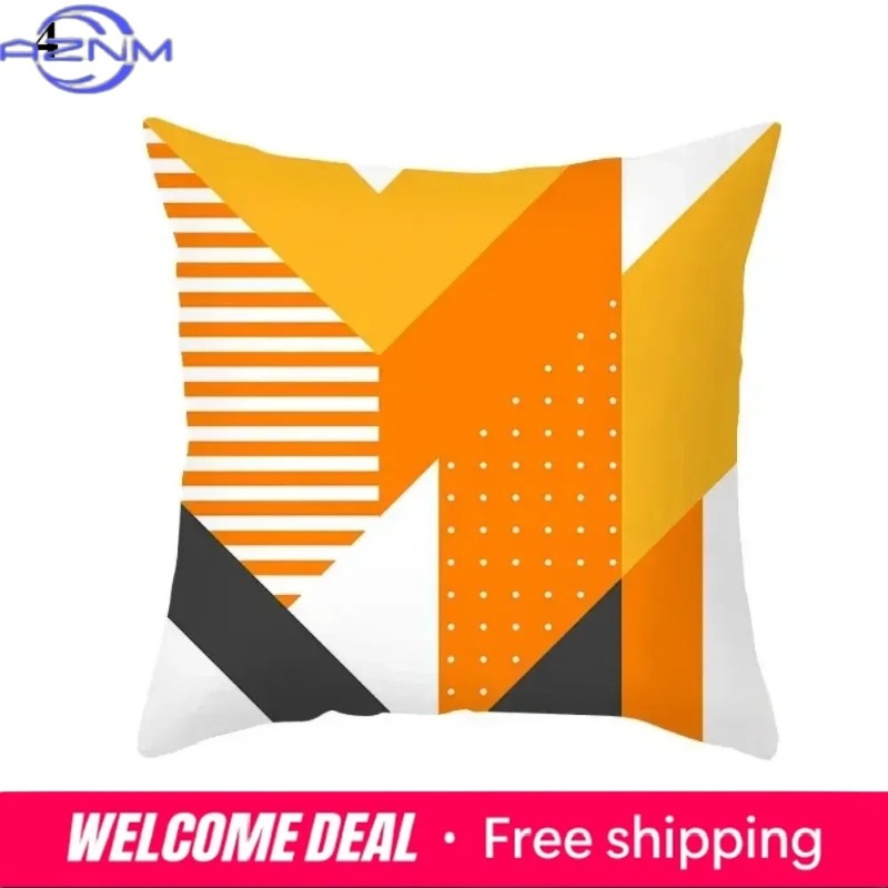 Boho Orange Abstrakter Kissenb – Century Textile & Sewing Supply Reviews Bewertung und Preis