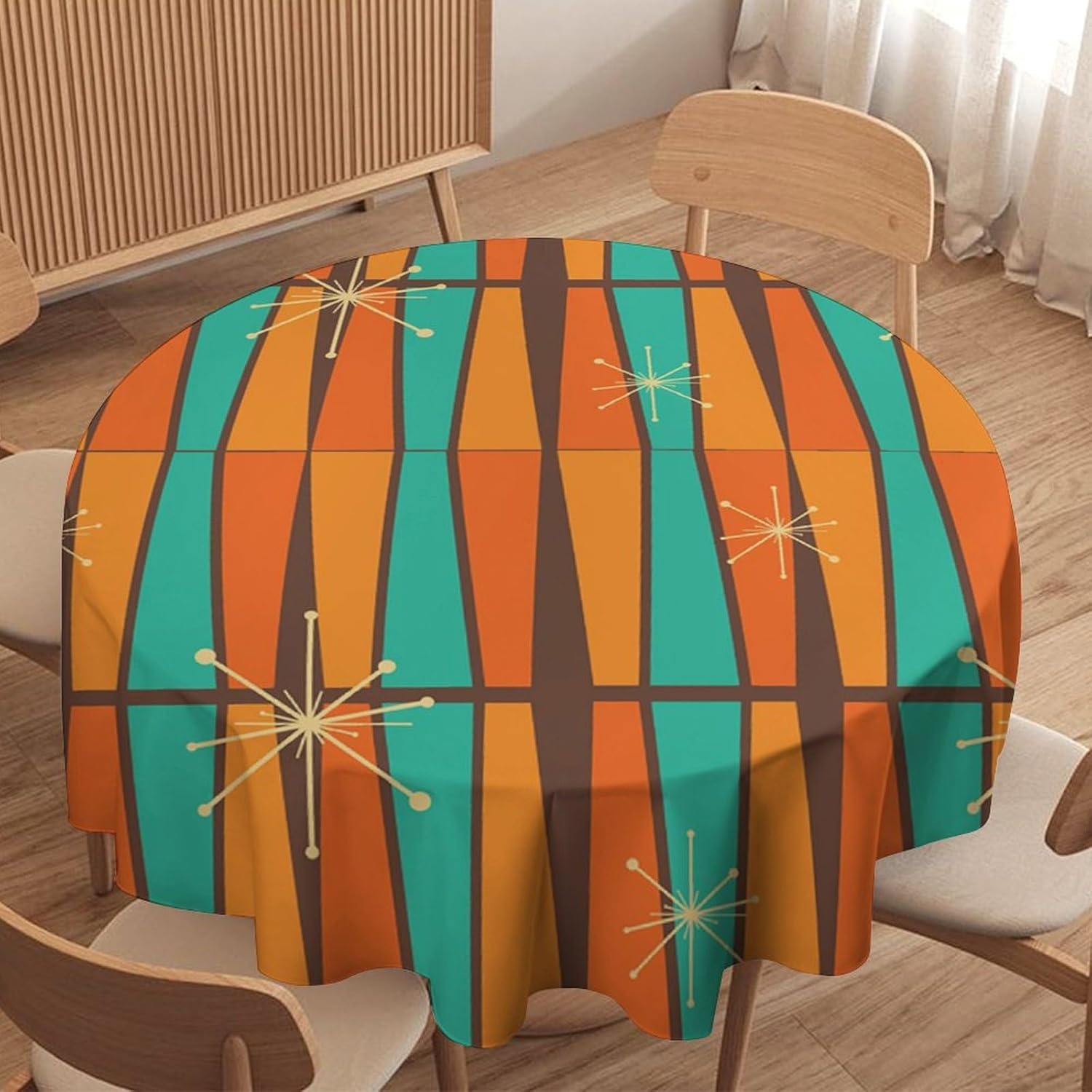Mid-Century Modern Orange-Gelb – Century Textile & Sewing Supply Reviews Bewertung und Preis