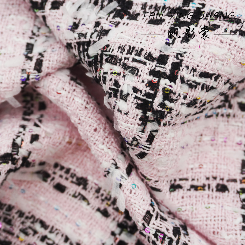 Rosa klassischer großer karier – Sewing Tweed Bewertung und Preis