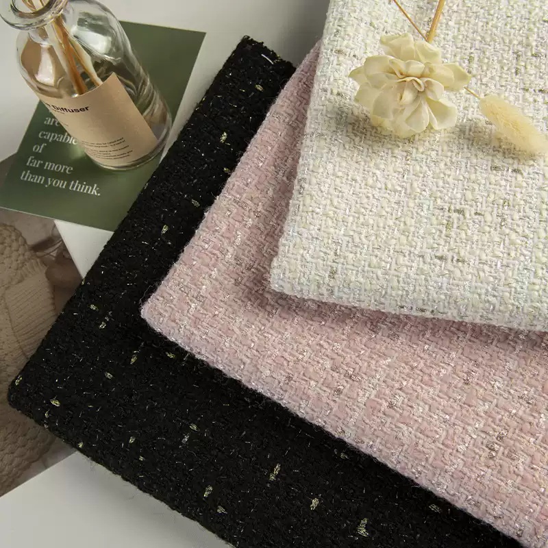 Beige Farbe und Golddraht garn – Sewing Tweed Bewertung und Preis