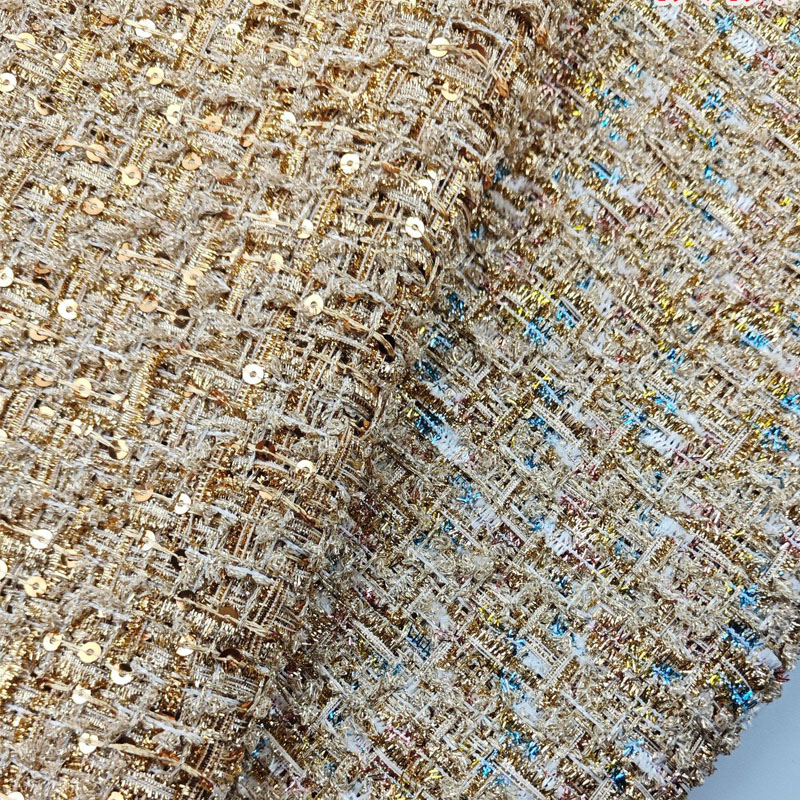 Golddraht und Pailletten, garn – Sewing Tweed Bewertung und Preis