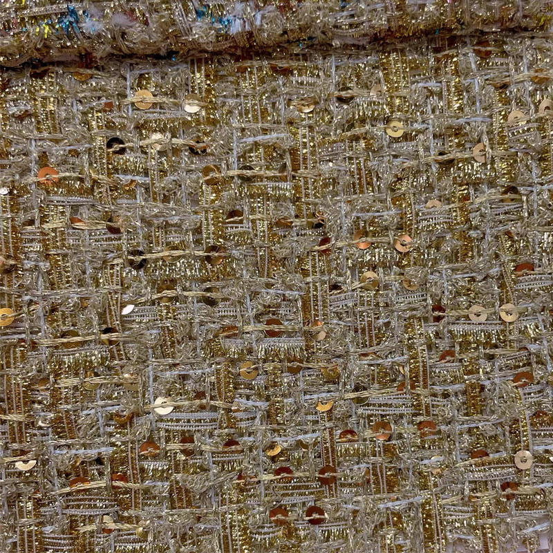 Golddraht und Pailletten, garn – Sewing Tweed Bewertung und Preis