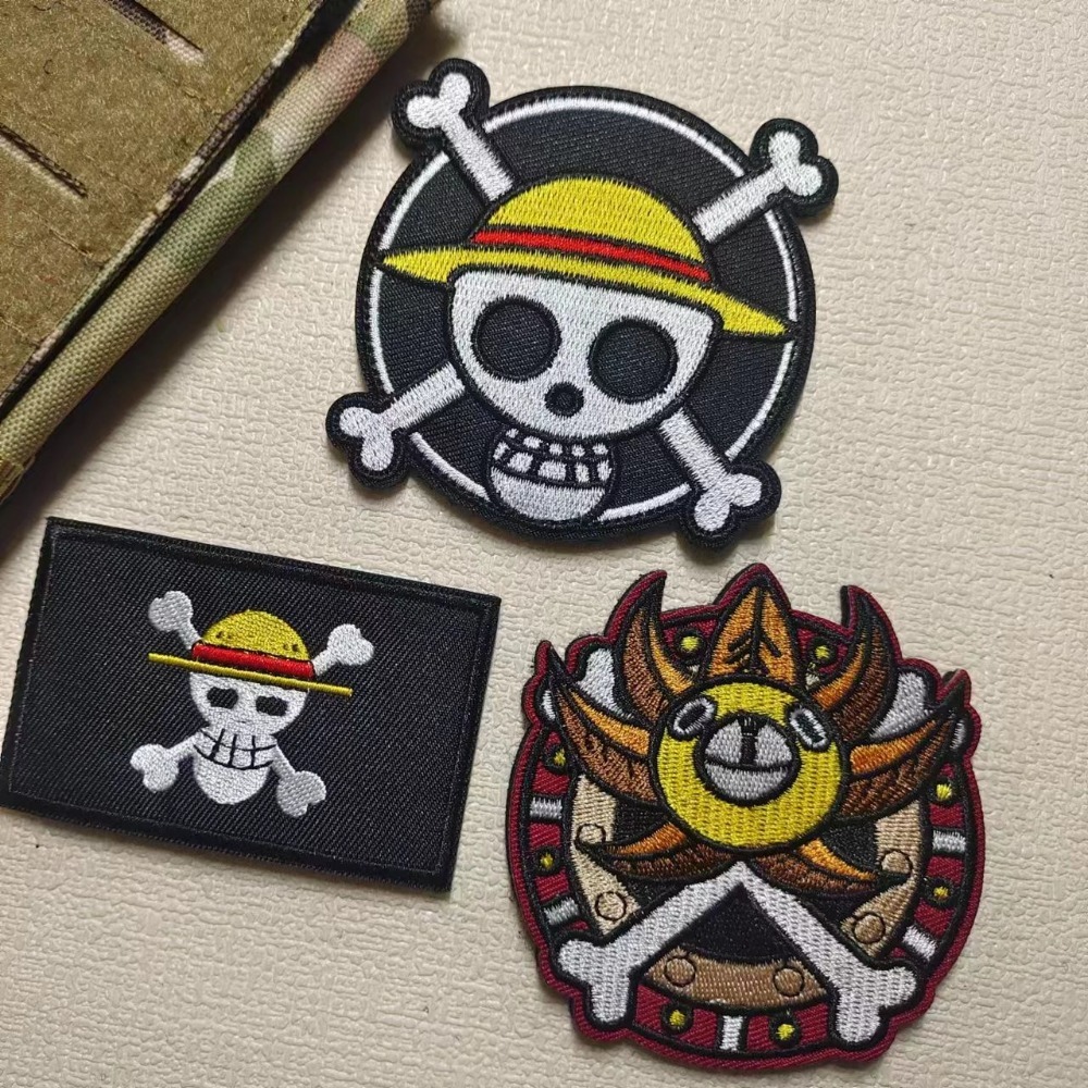 One Piece Cartoon Ärmel-Aufnäh – Velcro Sew On Bewertung und Preis
