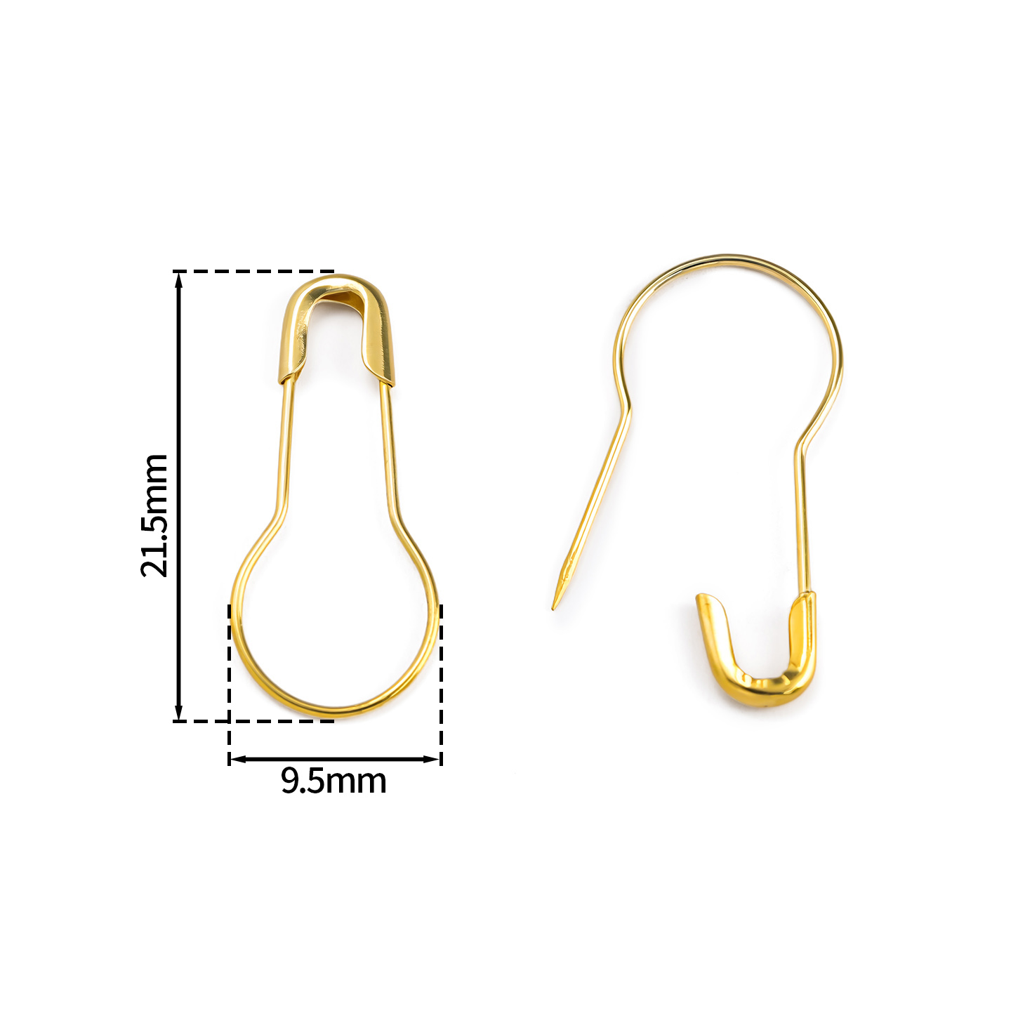 100 Stück/Lot Metall-Kürbis-Si – Sewing Necessities Bewertung und Preis
