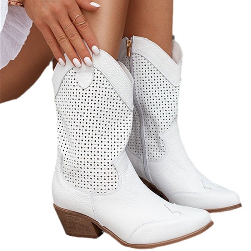 Klassische Damenstiefel Halbho – Sewing Zipper Bewertung und Preis