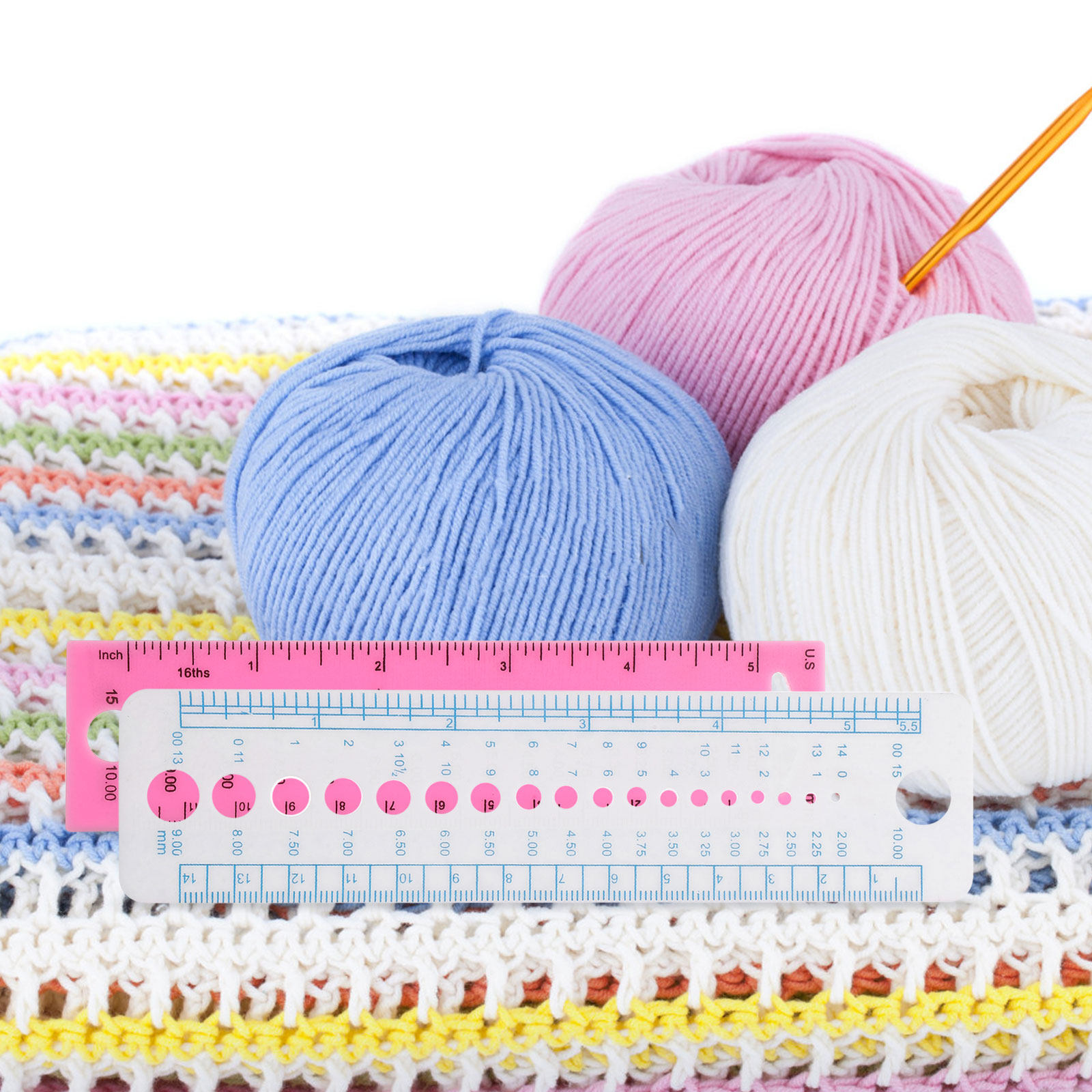 4-teiliges Stricknadel-Messlin – Sewing Gauge Ruler Bewertung und Preis