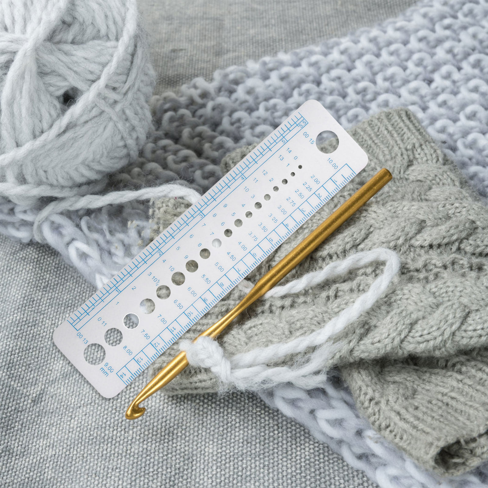 4-teiliges Stricknadel-Messlin – Sewing Gauge Ruler Bewertung und Preis
