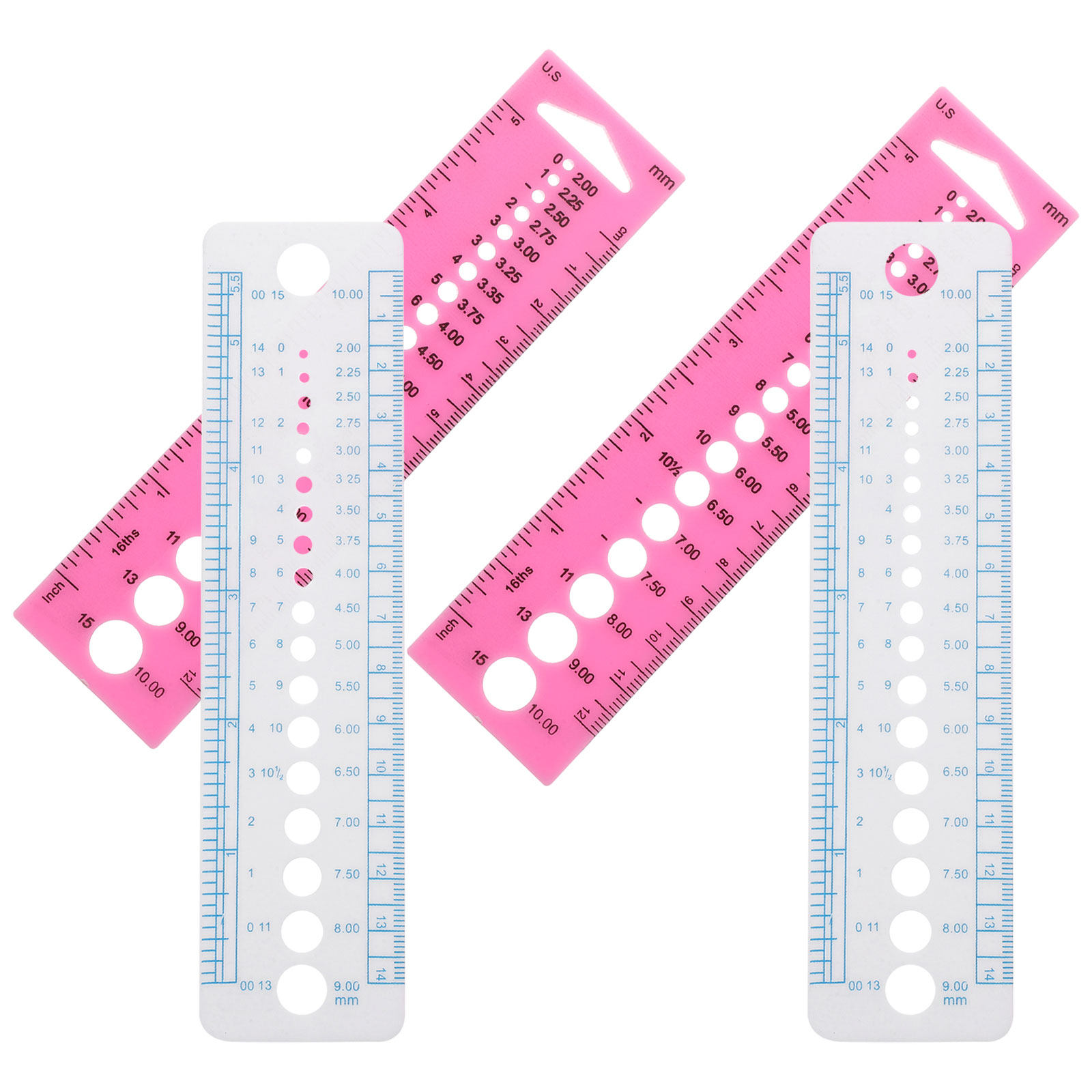 4-teiliges Stricknadel-Messlin – Sewing Gauge Ruler Bewertung und Preis