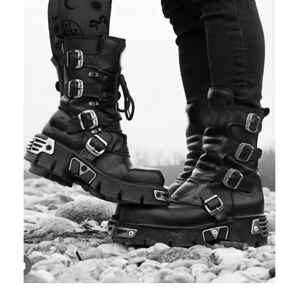 Neue männer Punk Motorrad Stie – Sewing Zipper Bewertung und Preis