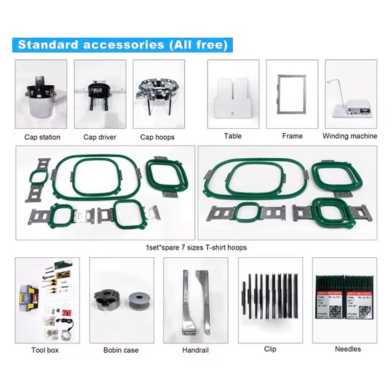 Computergesteuerte 9-Nadel-Sti – Textiles Sewing Machine Bewertung und Preis