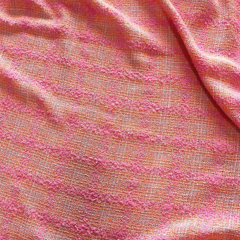 Rosa und orangefarbenes Gitter – Sewing Tweed Bewertung und Preis