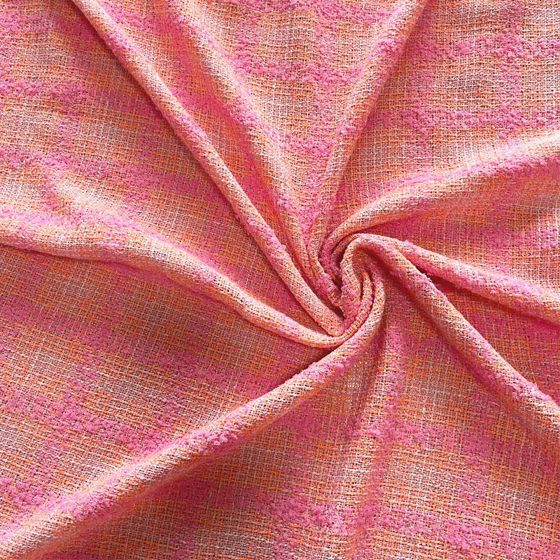 Rosa und orangefarbenes Gitter – Sewing Tweed Bewertung und Preis