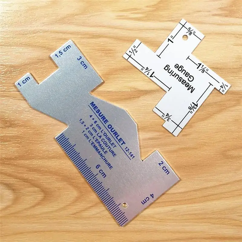 Stoffmarker, Schneiderkreide u – Sewing Gauge Ruler Bewertung und Preis