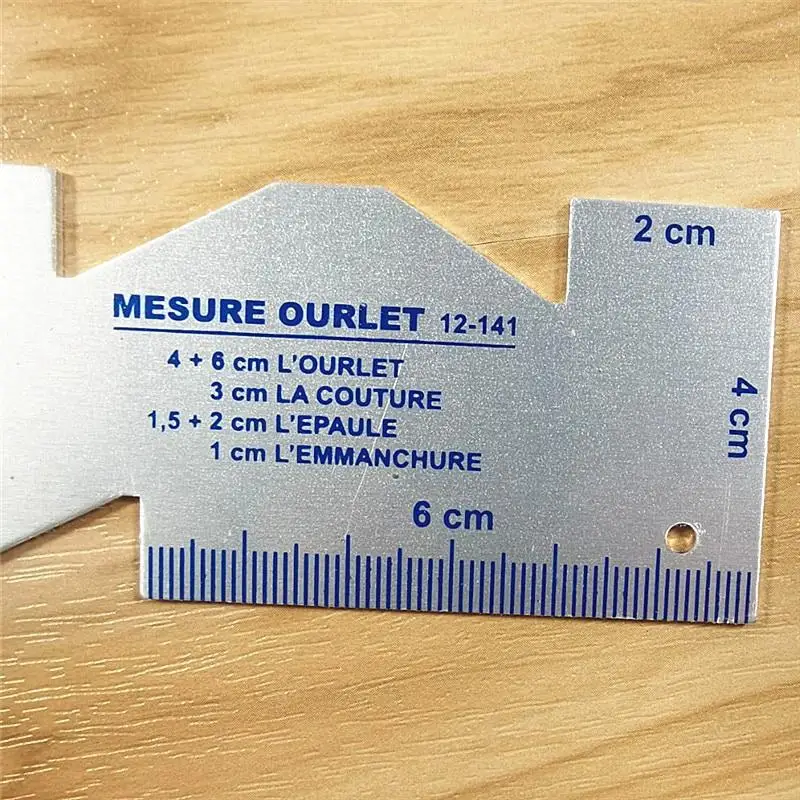 Stoffmarker, Schneiderkreide u – Sewing Gauge Ruler Bewertung und Preis