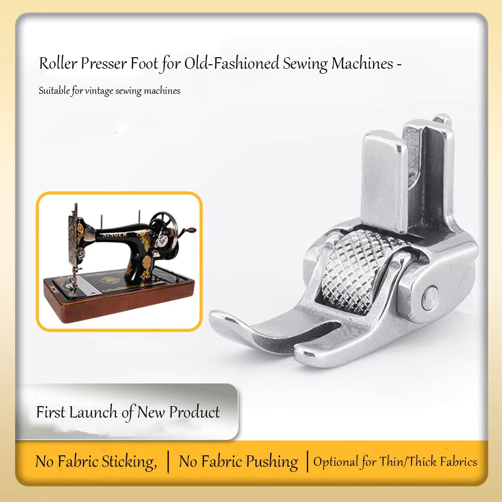 Vollstahl-Rollnähfuß für altmo – Sewing Machine Fabric Bewertung und Preis
