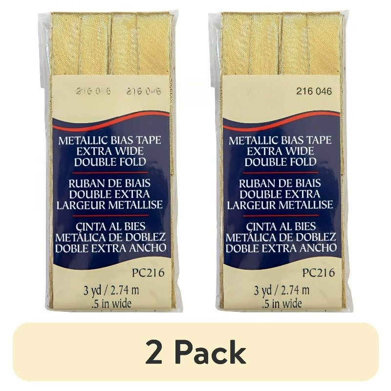 Schrägband, Gold, 1/2 Zoll bre – Binding Tape Bias Bewertung und Preis