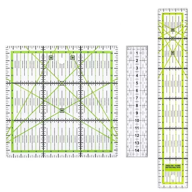 1/2 stücke 15 cm Quilten Patch – Sewing Gauge Ruler Bewertung und Preis