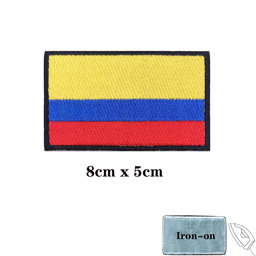 Kolumbien-Flagge, Aufnäher, Ar – Velcro Sew On Bewertung und Preis