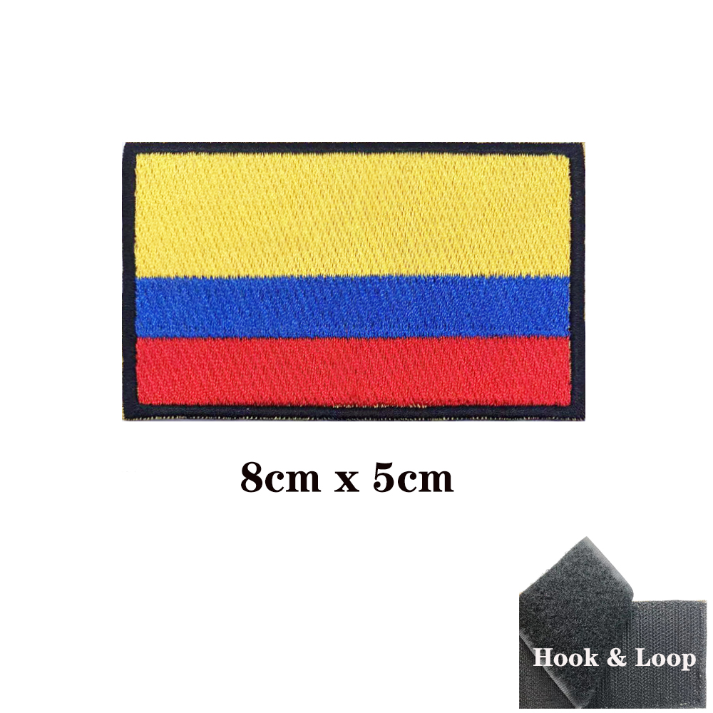 Kolumbien-Flagge, Aufnäher, Ar – Velcro Sew On Bewertung und Preis