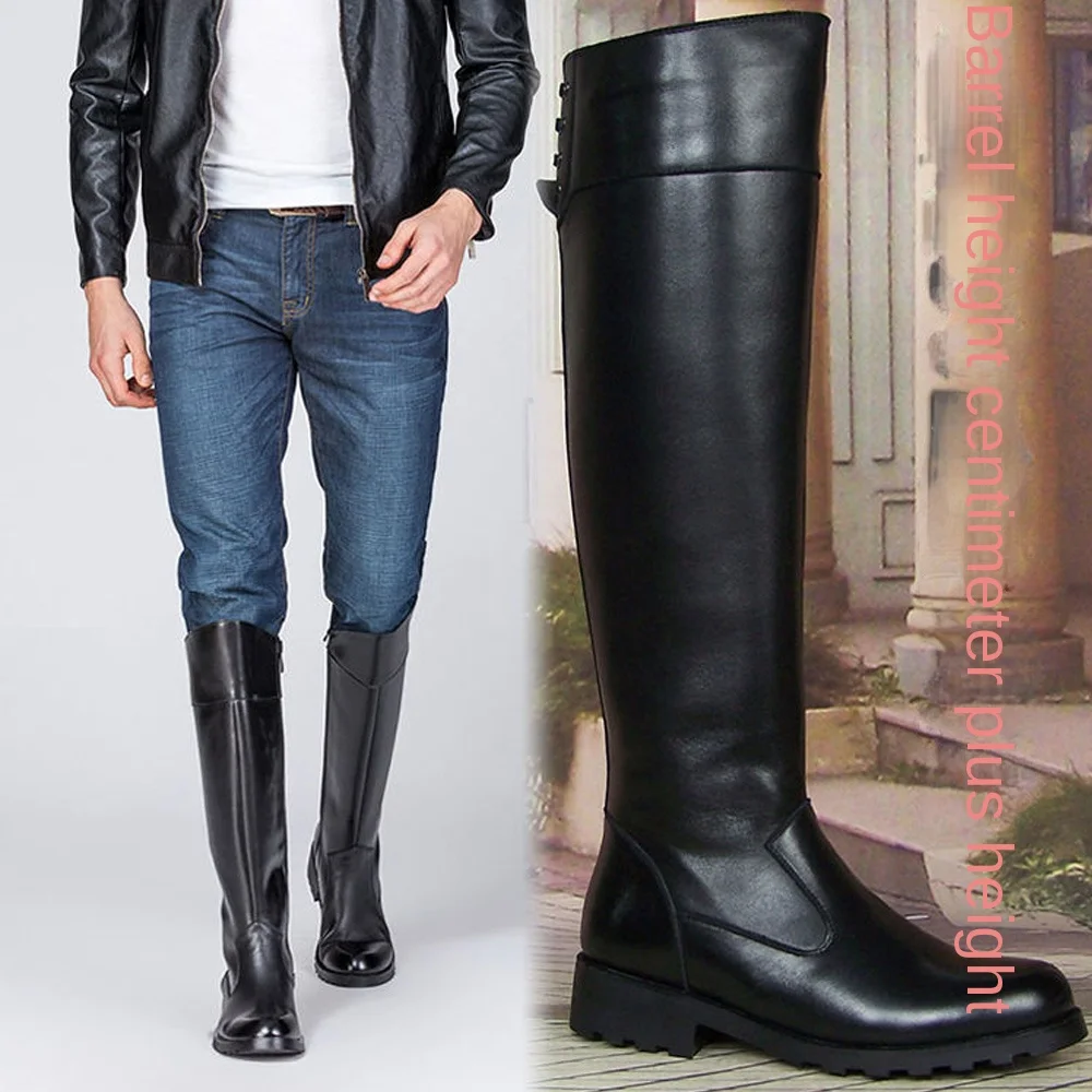 Modische Herren-Reitstiefel au – Sewing Zipper Bewertung und Preis