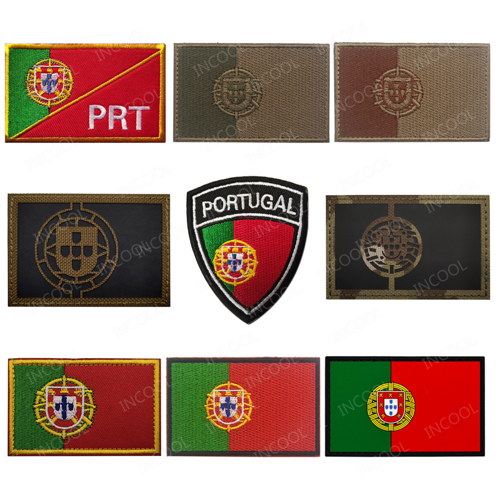 Portugal-Flaggen, bestickter A – Velcro Sew On Bewertung und Preis