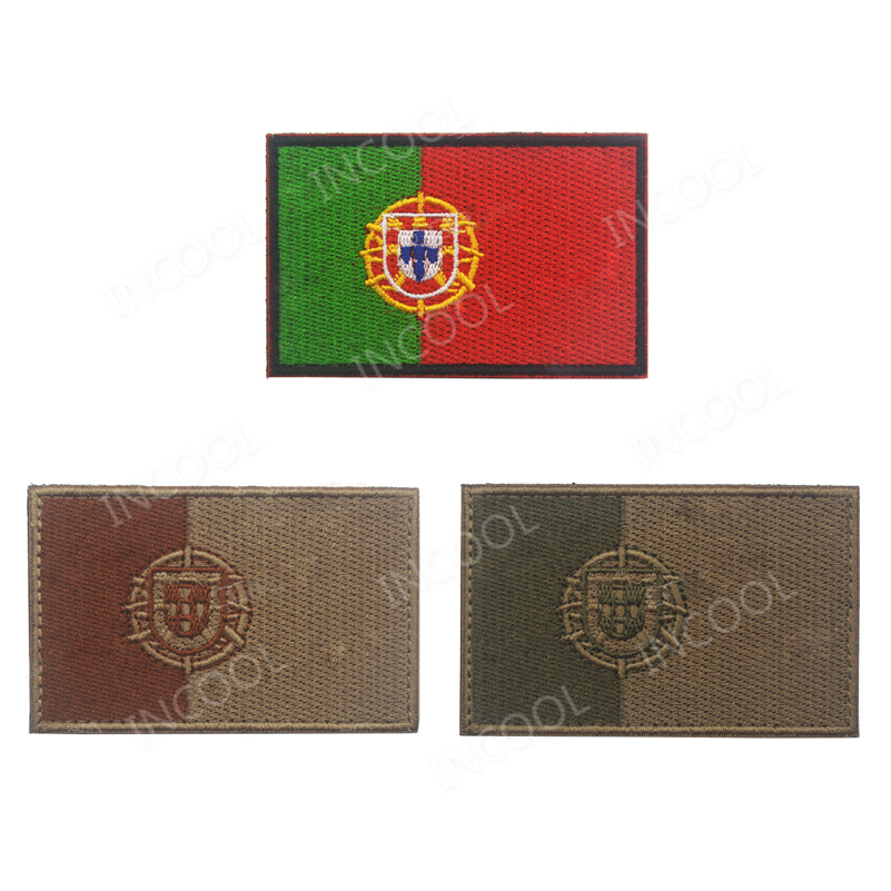 Portugal-Flaggen, bestickter A – Velcro Sew On Bewertung und Preis