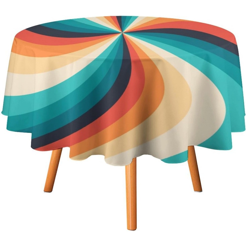 Vintage Groovy Swirl runde Tis – Century Textile & Sewing Supply Reviews Bewertung und Preis