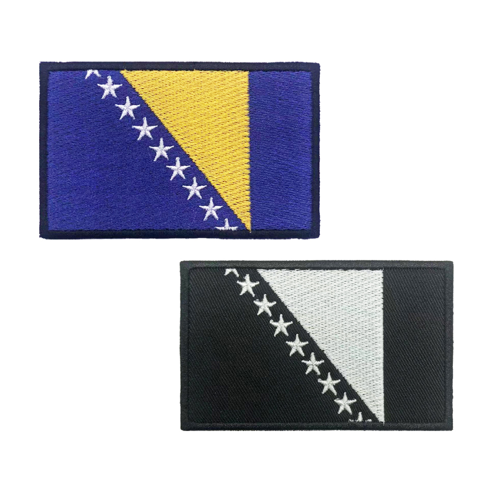 1 x Flagge von Bosnien und Her – Velcro Sew On Bewertung und Preis