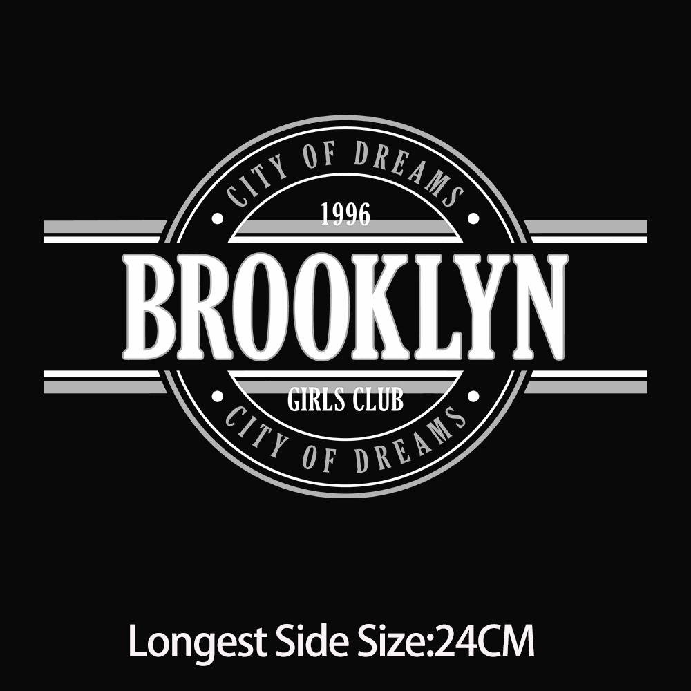 BROOKLYN American City Name Pa – Velcro Sew On Bewertung und Preis