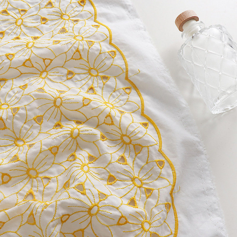 100% Baumwolle Bestickter Loch – Sewing Eyelet Fabric Bewertung und Preis