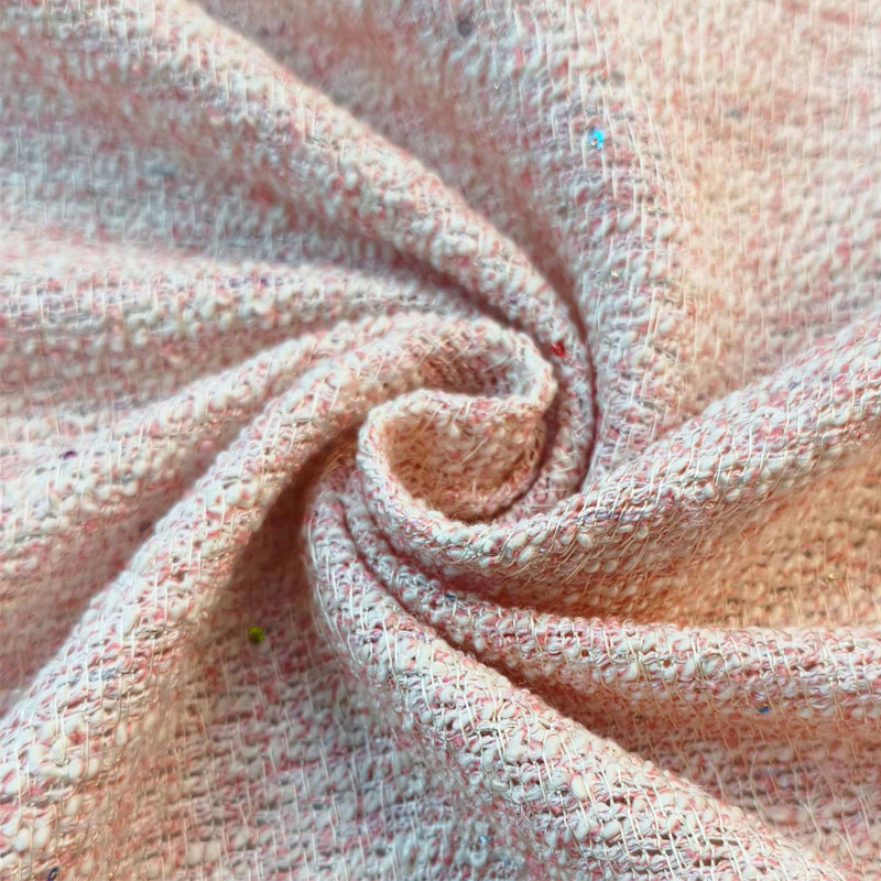 Hellrosa Farbe mit paillettenb – Sewing Tweed Bewertung und Preis