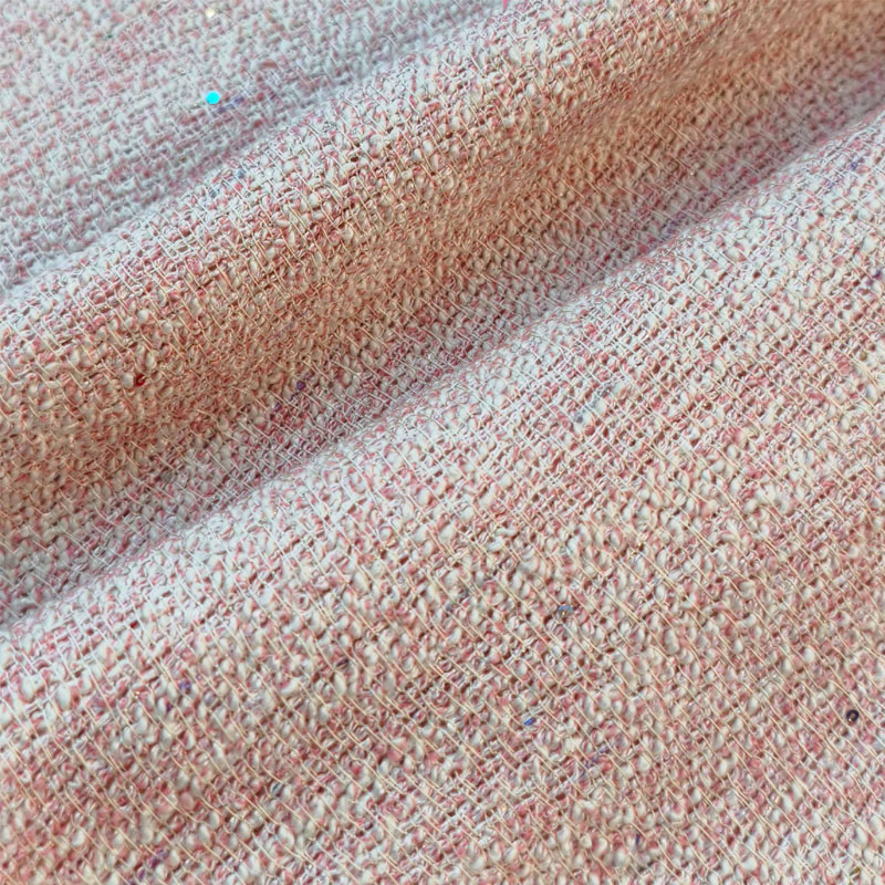 Hellrosa Farbe mit paillettenb – Sewing Tweed Bewertung und Preis