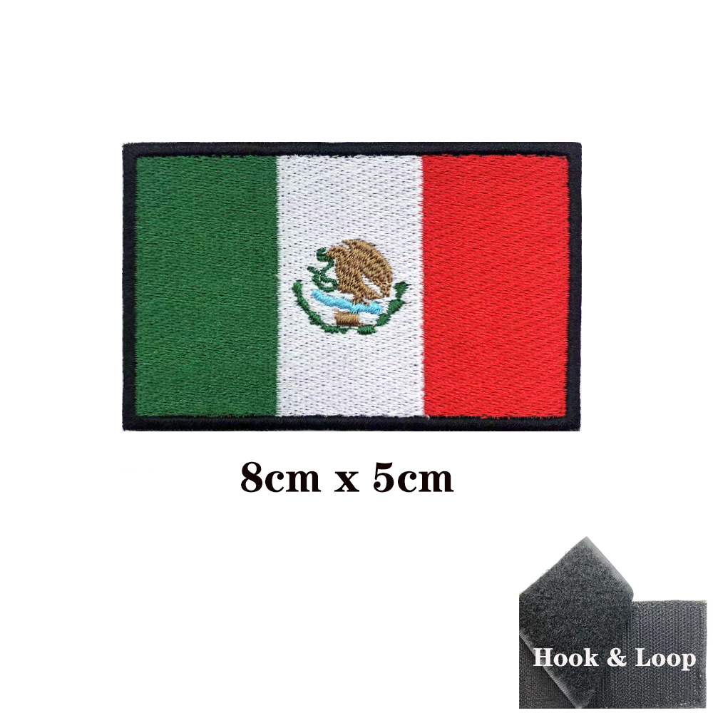 Mexikanische Flagge Mexiko-Auf – Velcro Sew On Bewertung und Preis